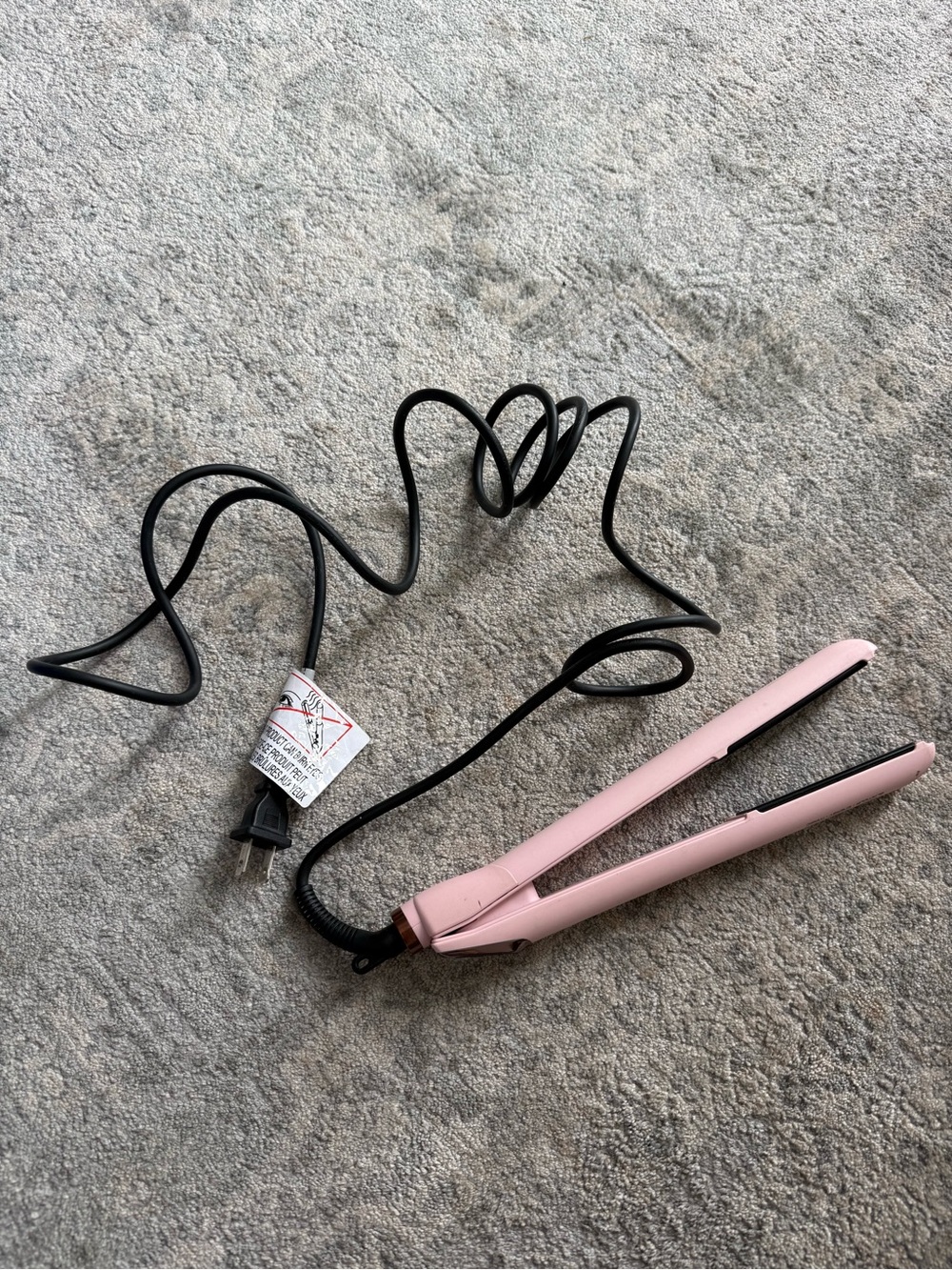 Pink Ceramic Hair Straightener - Professional Flat Iron